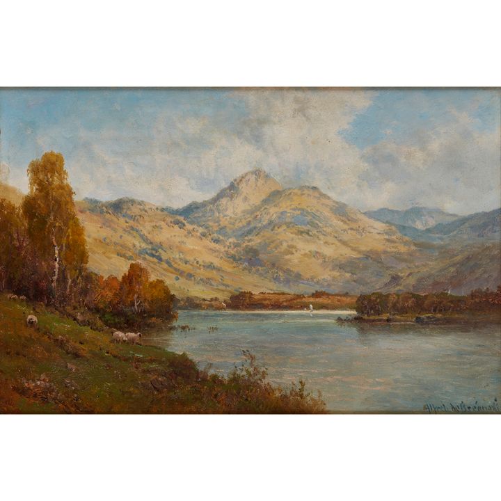 ALFRED DE BREANSKI SENIOR (BRITISH 1852-1928) LOCH AWE 20cm x 30.5cm (8in x 12in)