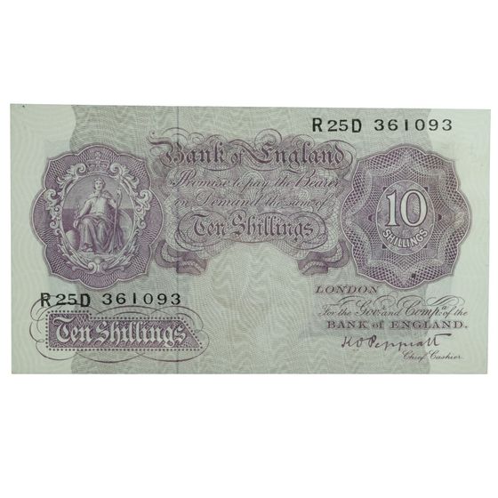 Great Britain 'Peppiatt' Emergency 10 Shillings (ND 1940-48), virtually Uncirculated OPQ