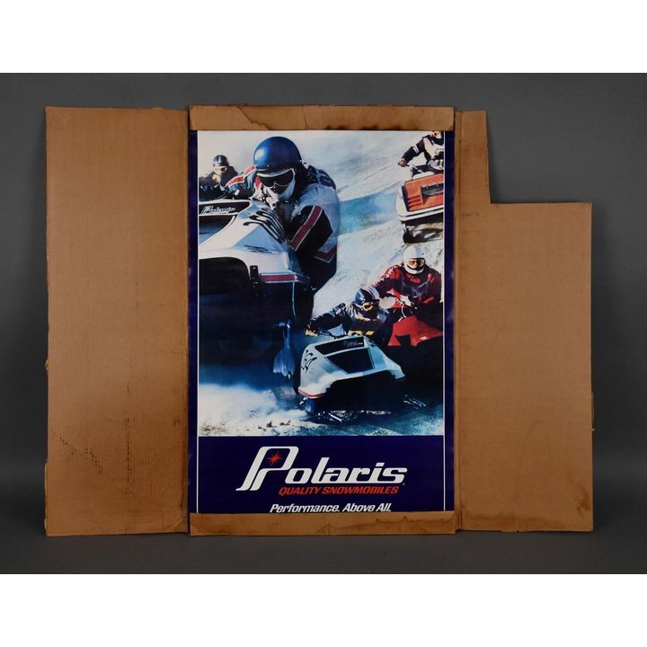 10+ Original Polaris Snowmobiles Showroom Poster NIB