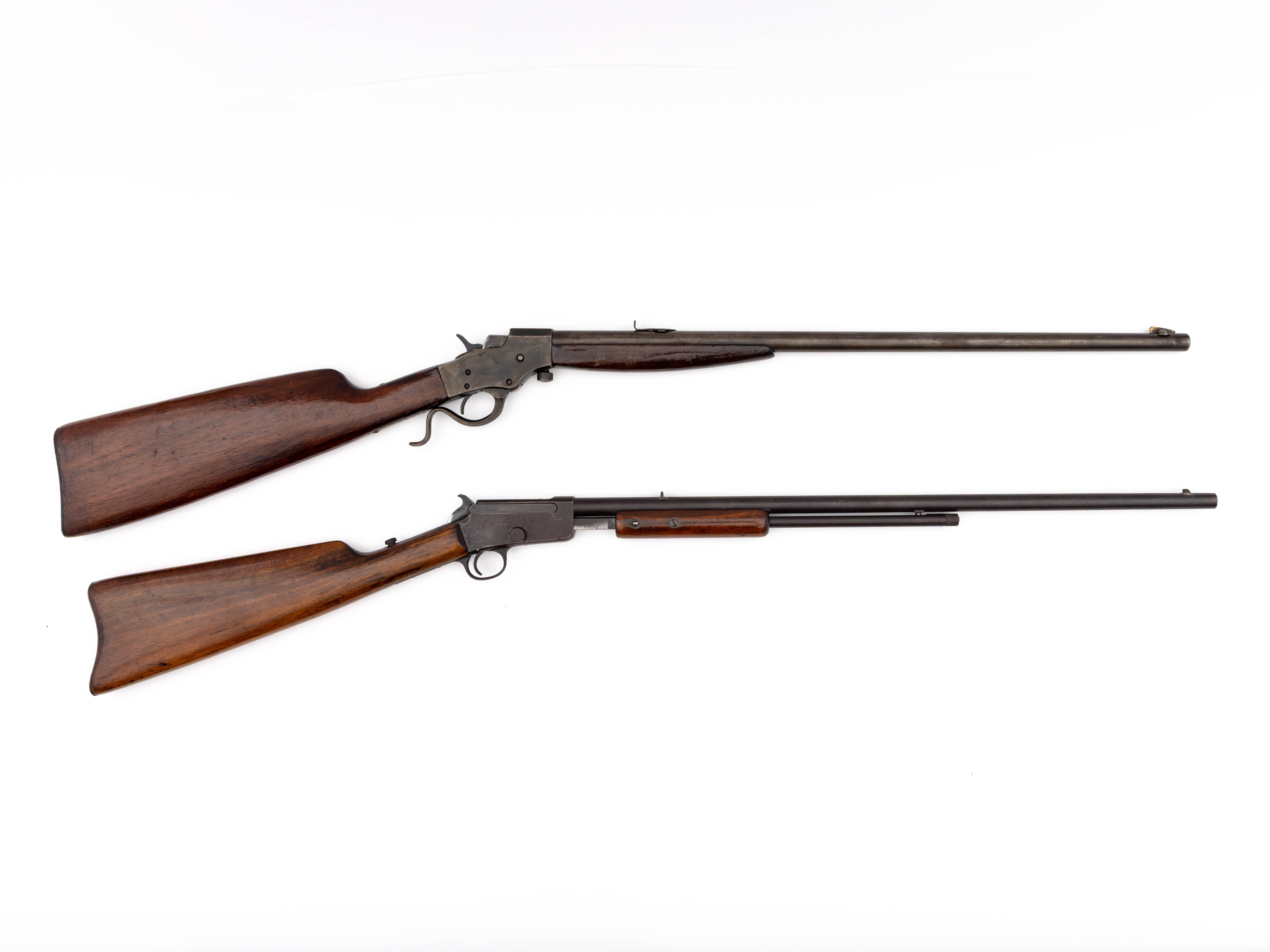 Marlin Model 25 .22 Short / CB Cap Pump Rifle & Stevens Favorite .22 LR ...