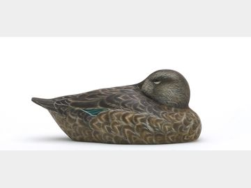 Miniature green wing teal hen, Doug Mason, Canada