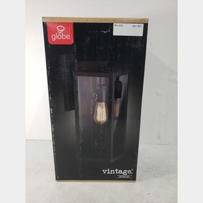 Globe Electric Hurley Black Modern Indoor/Outdoor 1-Light Wall Sconce