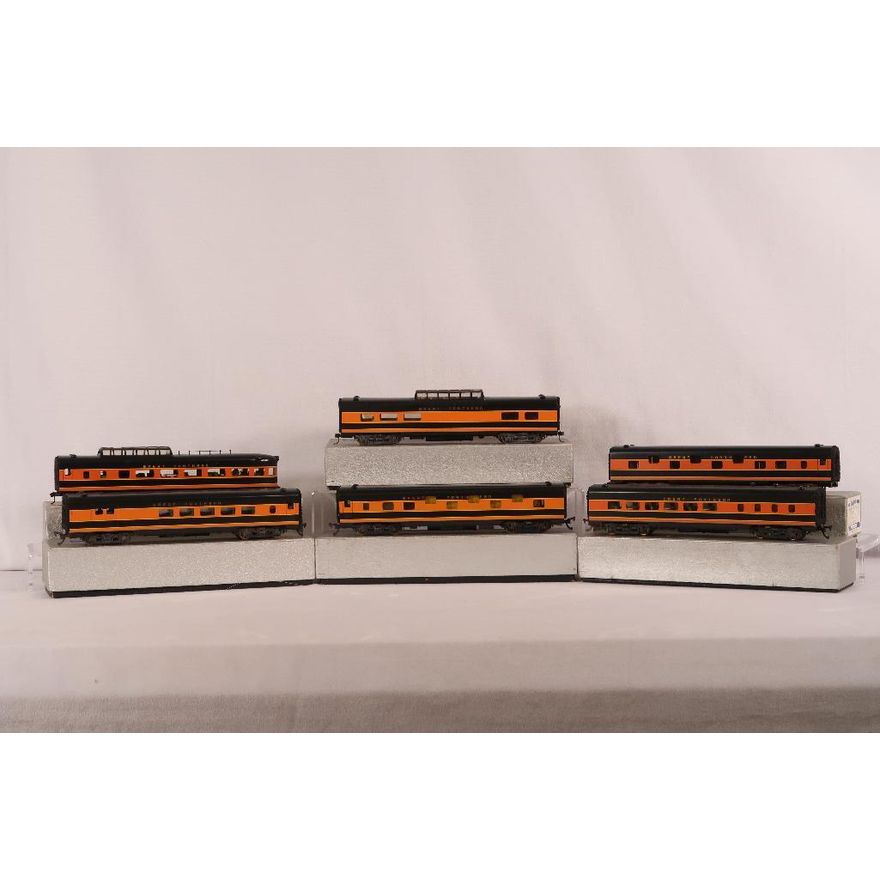 Tenshodo HO Brass Six (6) Assorted Great Northern Passenger Cars