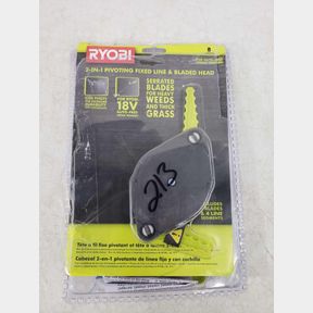 Ryobi 2-in-1 Pivoting Fixed Line and Bladed Head