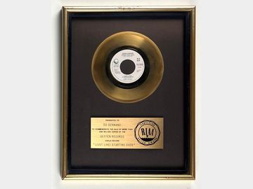John Lennon “(Just Like) Starting Over” RIAA Gold Single Sales Award Presented to Ed Germano