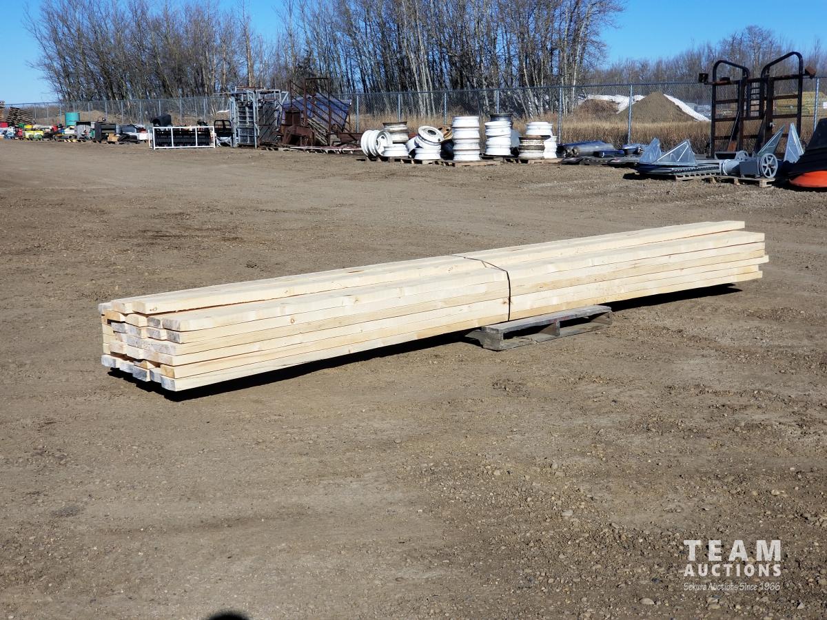 (32) 2 X 6 X 16 Ft Rough Cut Lumber [23DF07042-002] | Team Auctions