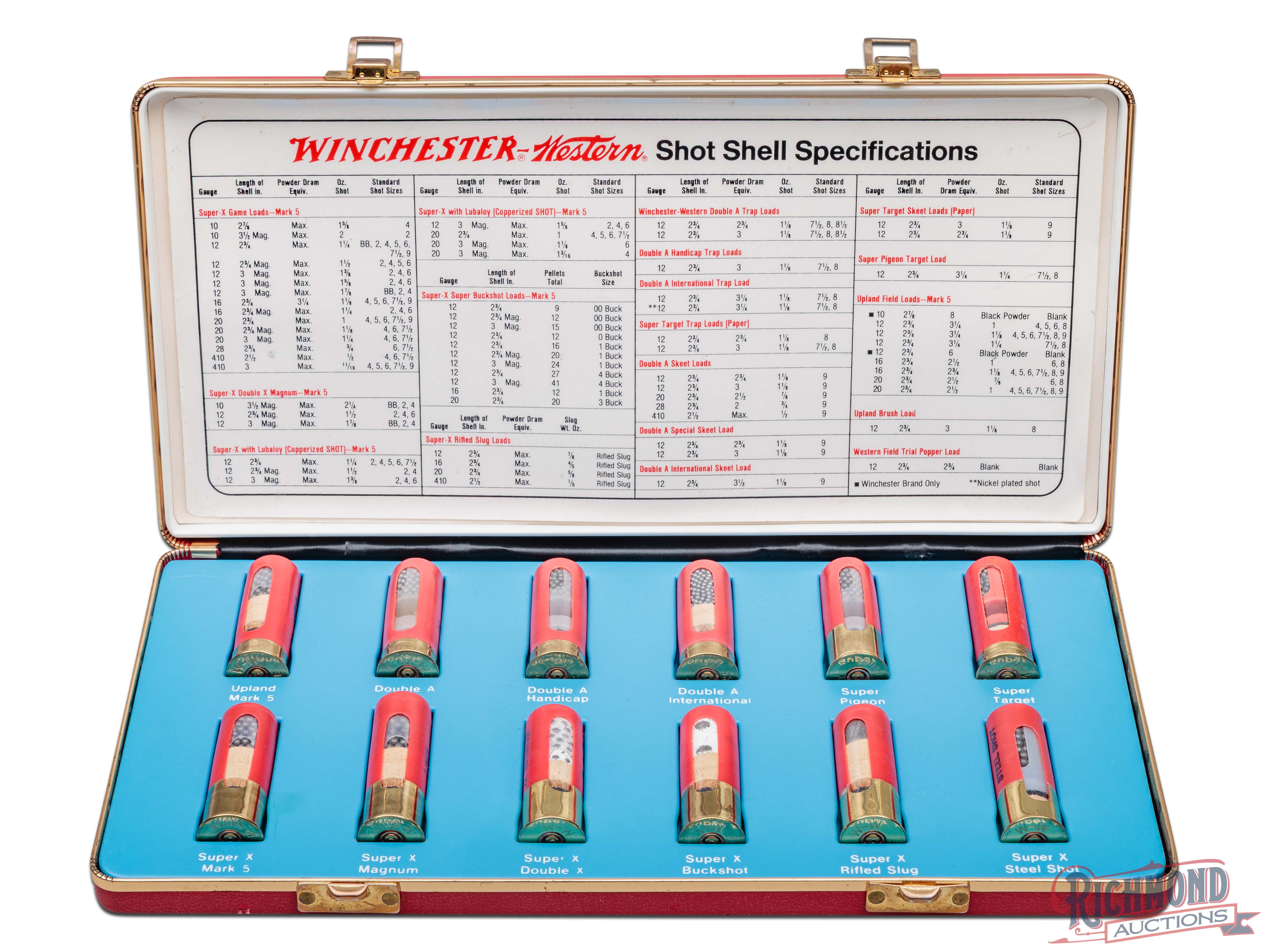 Complete Winchester Western Shot Shell Salesman Sample Kit | Richmond ...