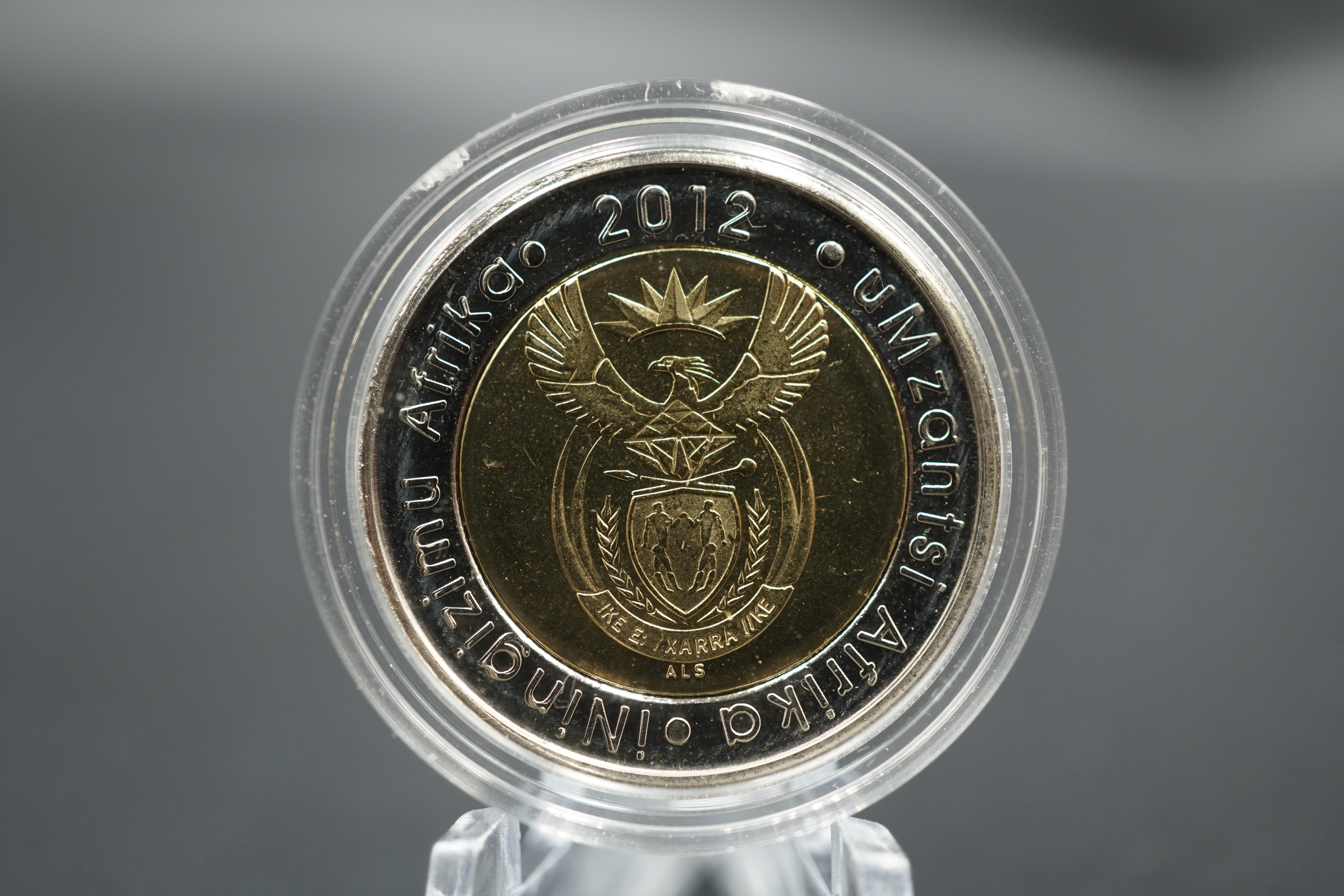 2012 S.Africa R5 Mintmark Struck on 