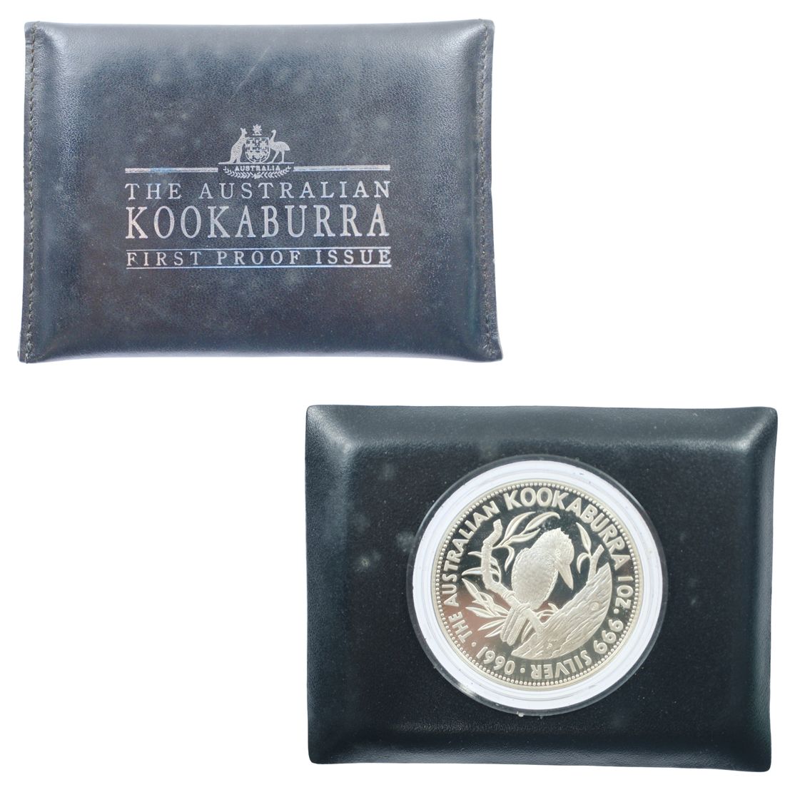 Australia 1990 'Kookaburra' Silver (999) Proof $5, FDC