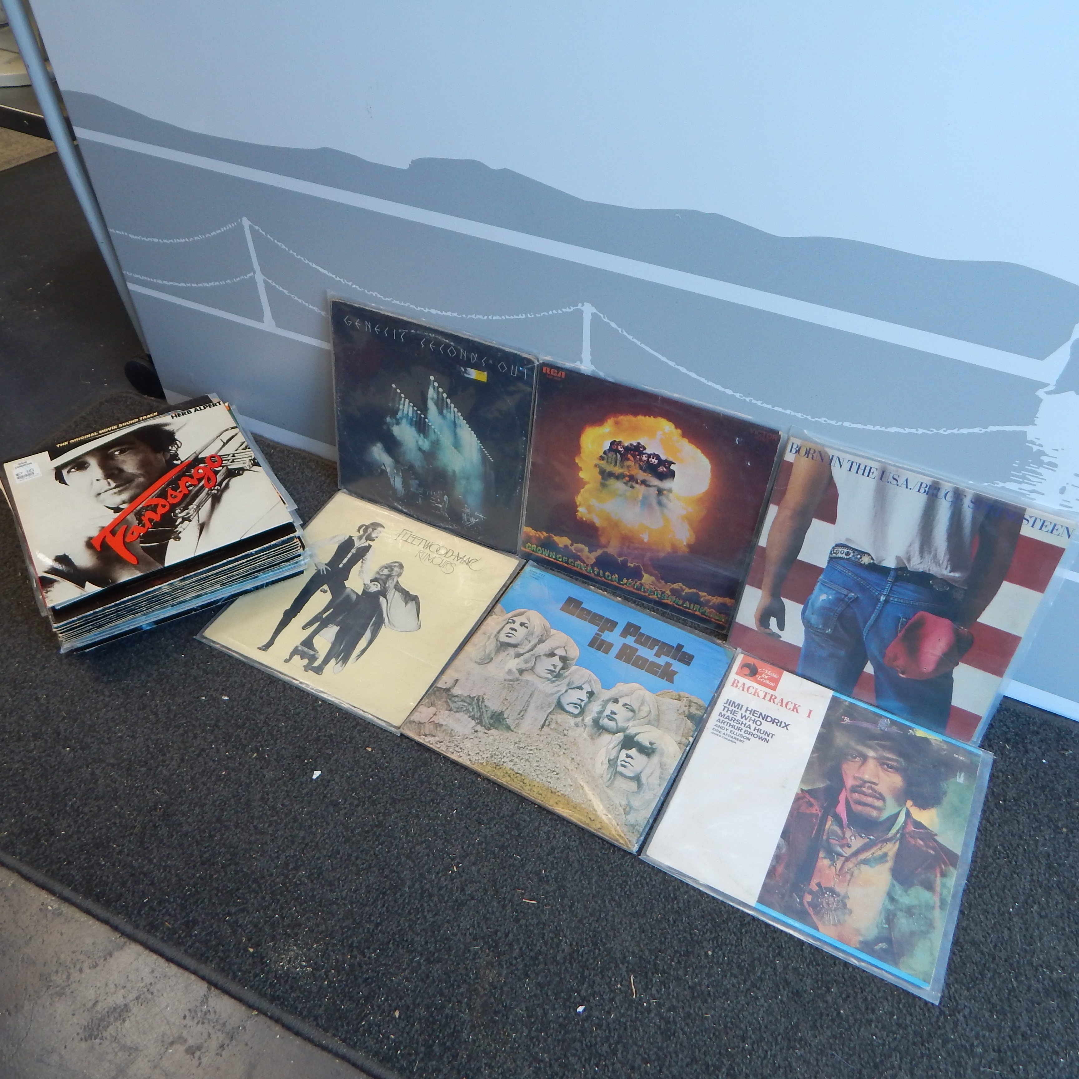36 x 60s-90s LP Records — sold at auction in New Zealand for $50