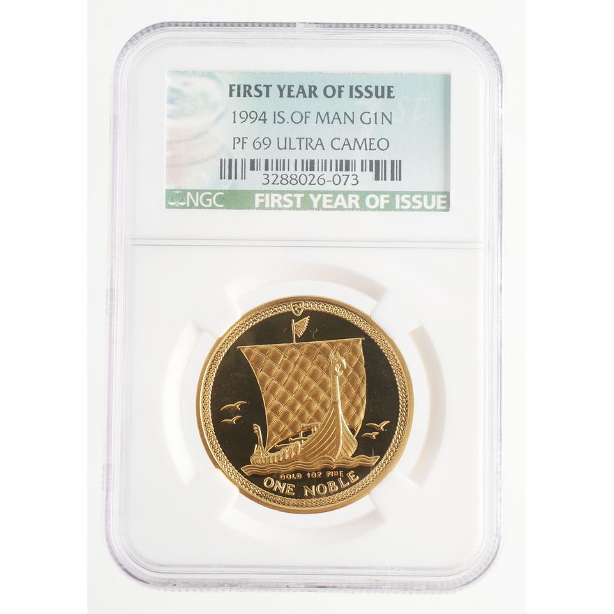 ISLE OF MAN Gold 1oz Noble NGC PF69 UC