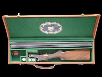 SCARCE EARLY PARKER REPRODUCTION BHE GRADE 12 GAUGE WITH CASE