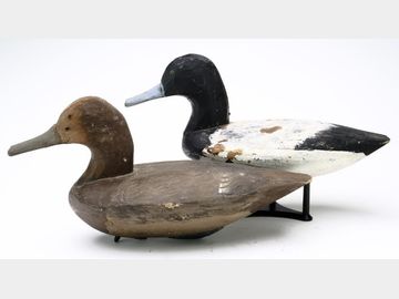 Pair of blue bills, Elliott Brothers, Easton, Maryland