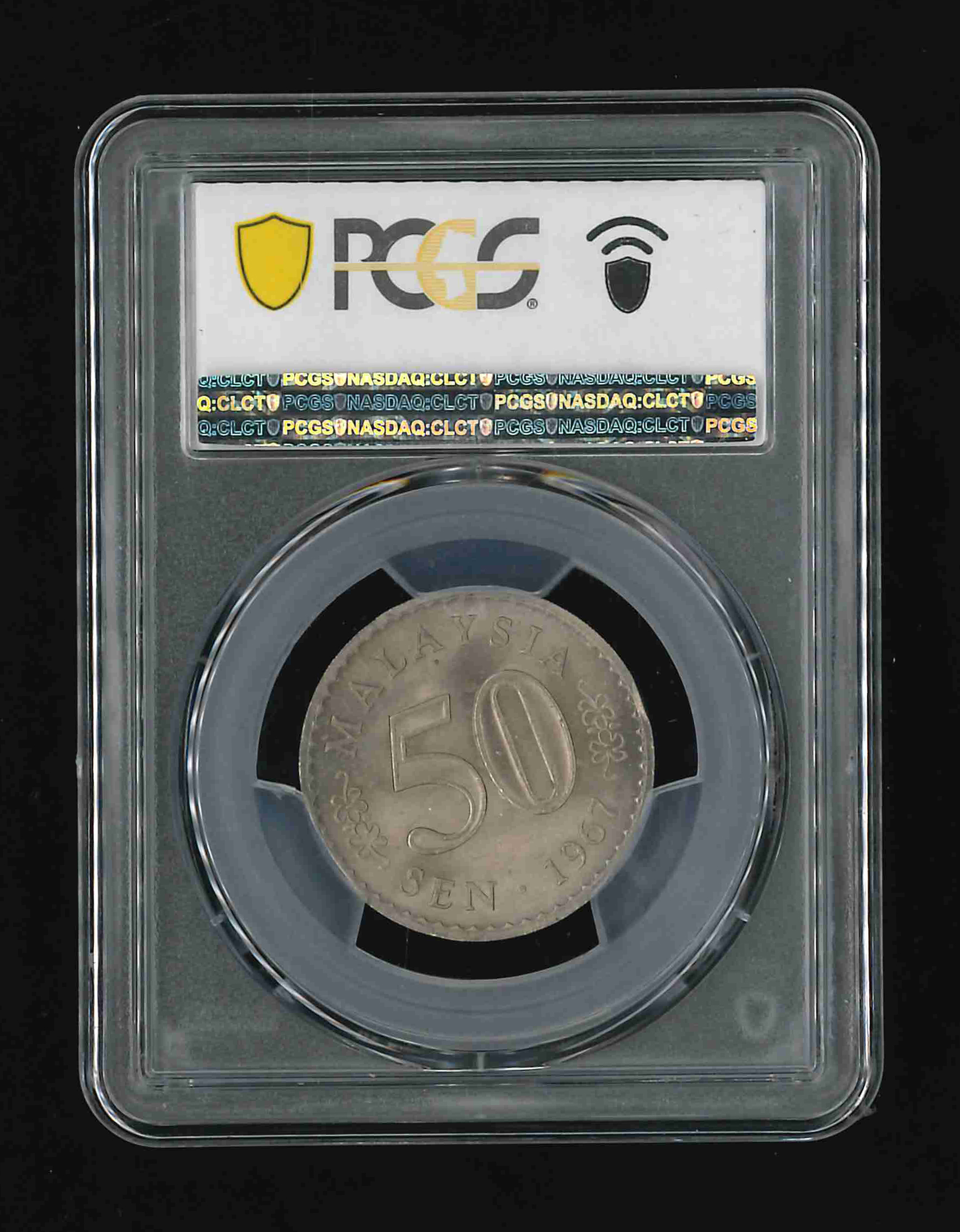 Malaysia, 1967, 50 Sen, PCGS MS65.