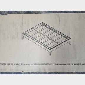 Brown, Full Size Wood Frame Platform Bed - Matte Pecan