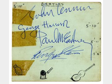 The Beatles Fully Signed Autograph Album Page (1963/1964 UK) (4 Sigs) (Tracks COA)