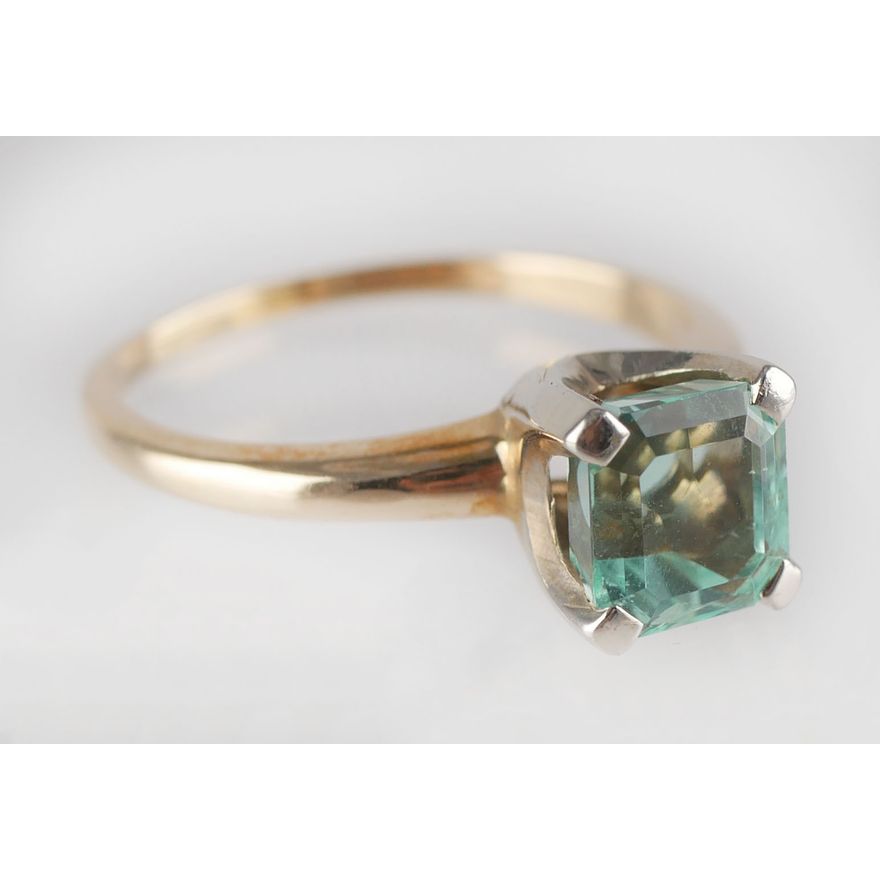 Fine 1.87 Carat EMERALD Ring 14k Gold