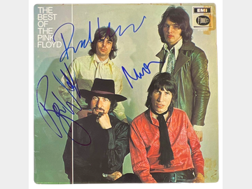 Pink Floyd Group In-Person Signed "The Best of The Pink Floyd" Album (3 Sigs) (BAS Authentication)