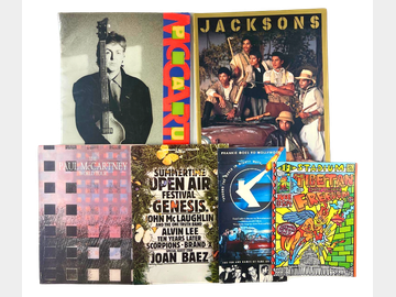 Paul McCartney, The Jacksons & More Concert Programs (Lot of (7)