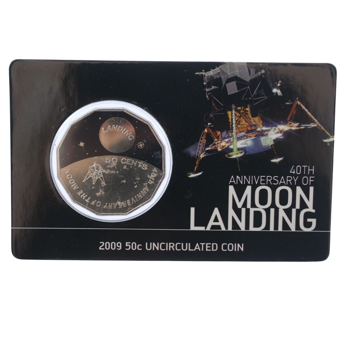 Australia 2009 'Moon Landing' 50c and 'Mintmaster' Al/Br $1, Unc