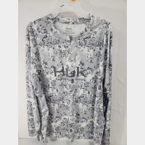 Huk Pursuit Performance Shirt - Large - Light Gray