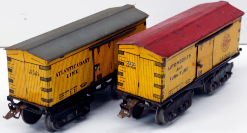 Ives Prewar O Gauge 67389 Atlantic Coast and 641506 Illinois Central