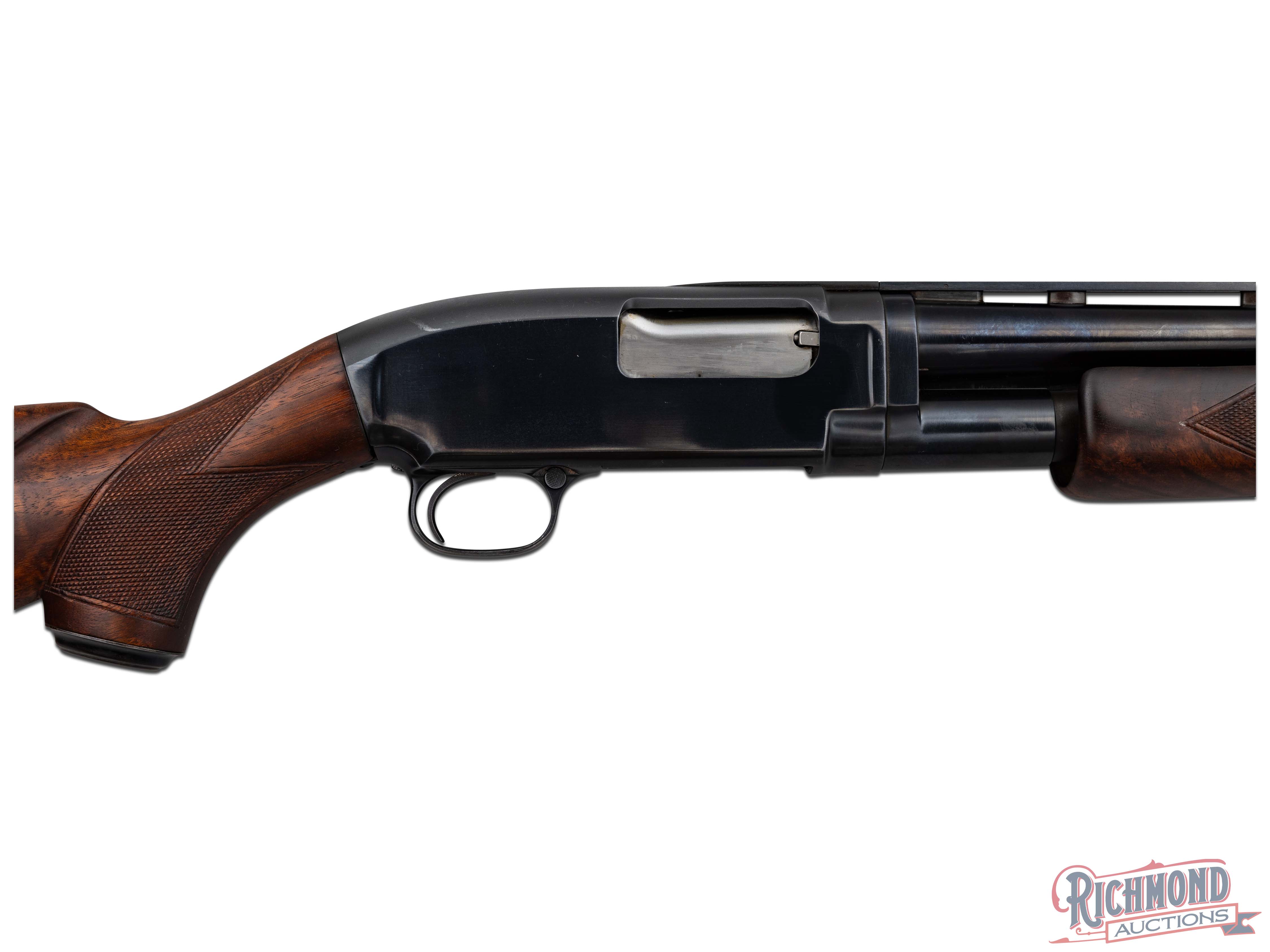 Winchester Model 12 Deluxe Pump Action 16 GA Shotgun with Simmons Rib ...