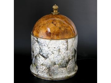 Vintage Maitland-Smith Pinshell Dome Shaped Decorative Box