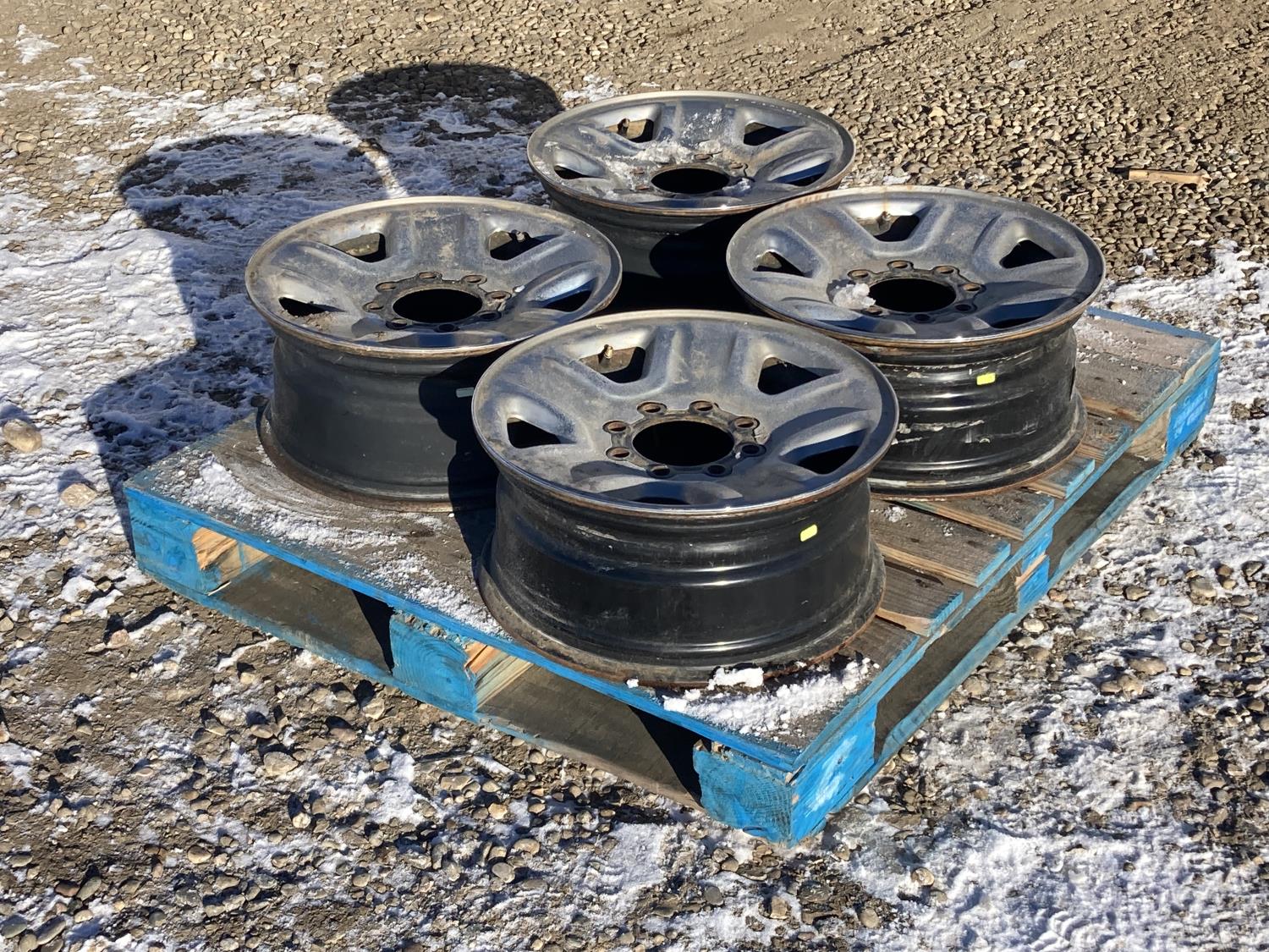 (4) 18 Inch Steel Rims [24CB24014-012] | Team Auctions