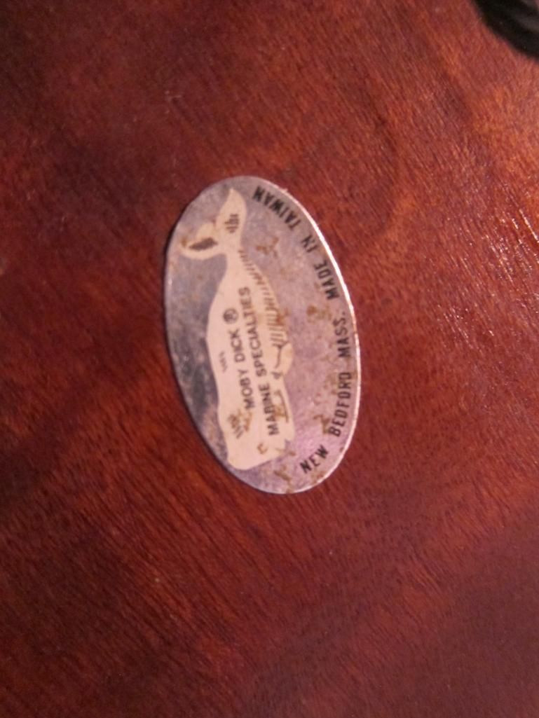 Wood Whaling Harpoons Plaque The After Auction