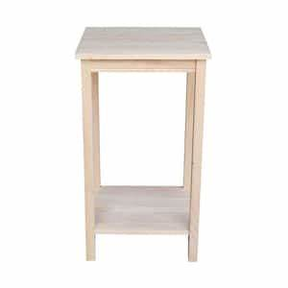 International Concepts - Portman Unfinished End Table - H 20"x W 16" x D 14"