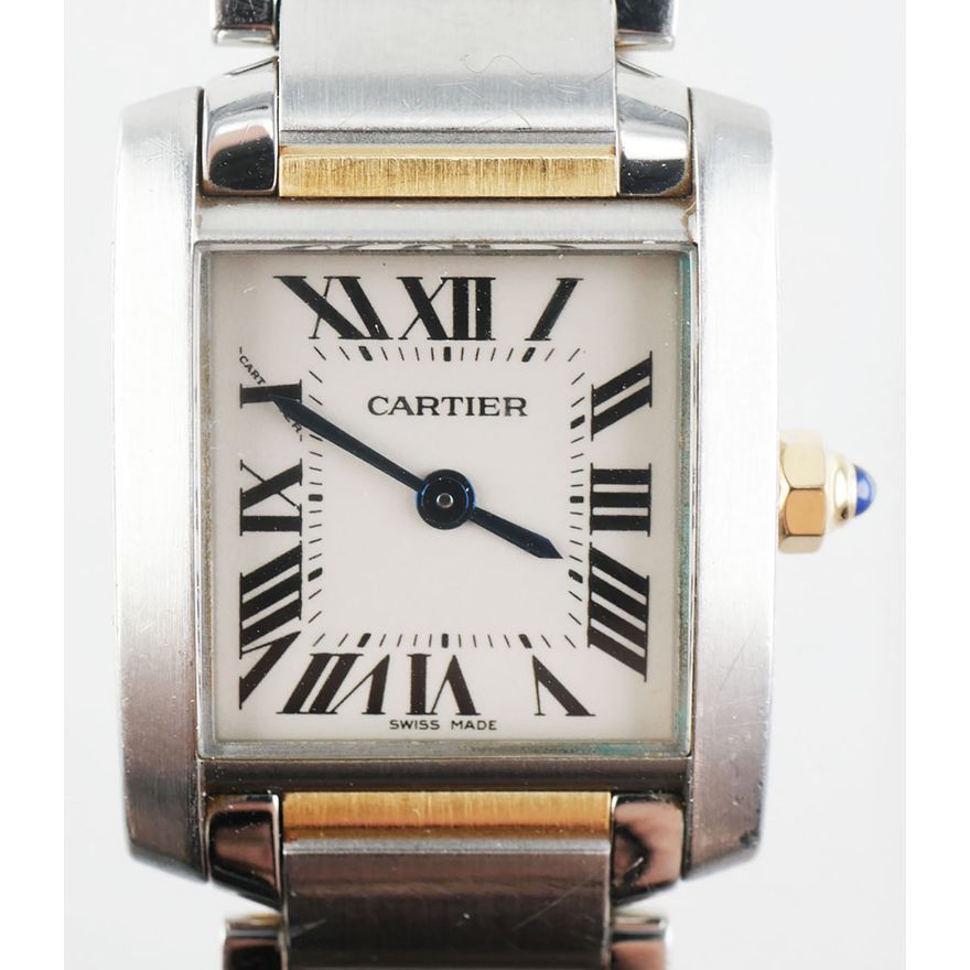 CARTIER Tank Francaise SS/18k Watch