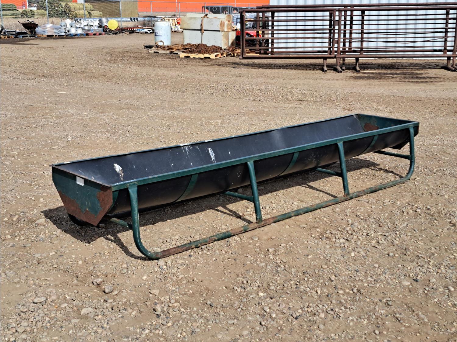 Steel Frame 10 Ft Feed Trough [24DB07043-002] | Team Auctions