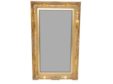 Gold Leaf Rectangular Wall Mirror