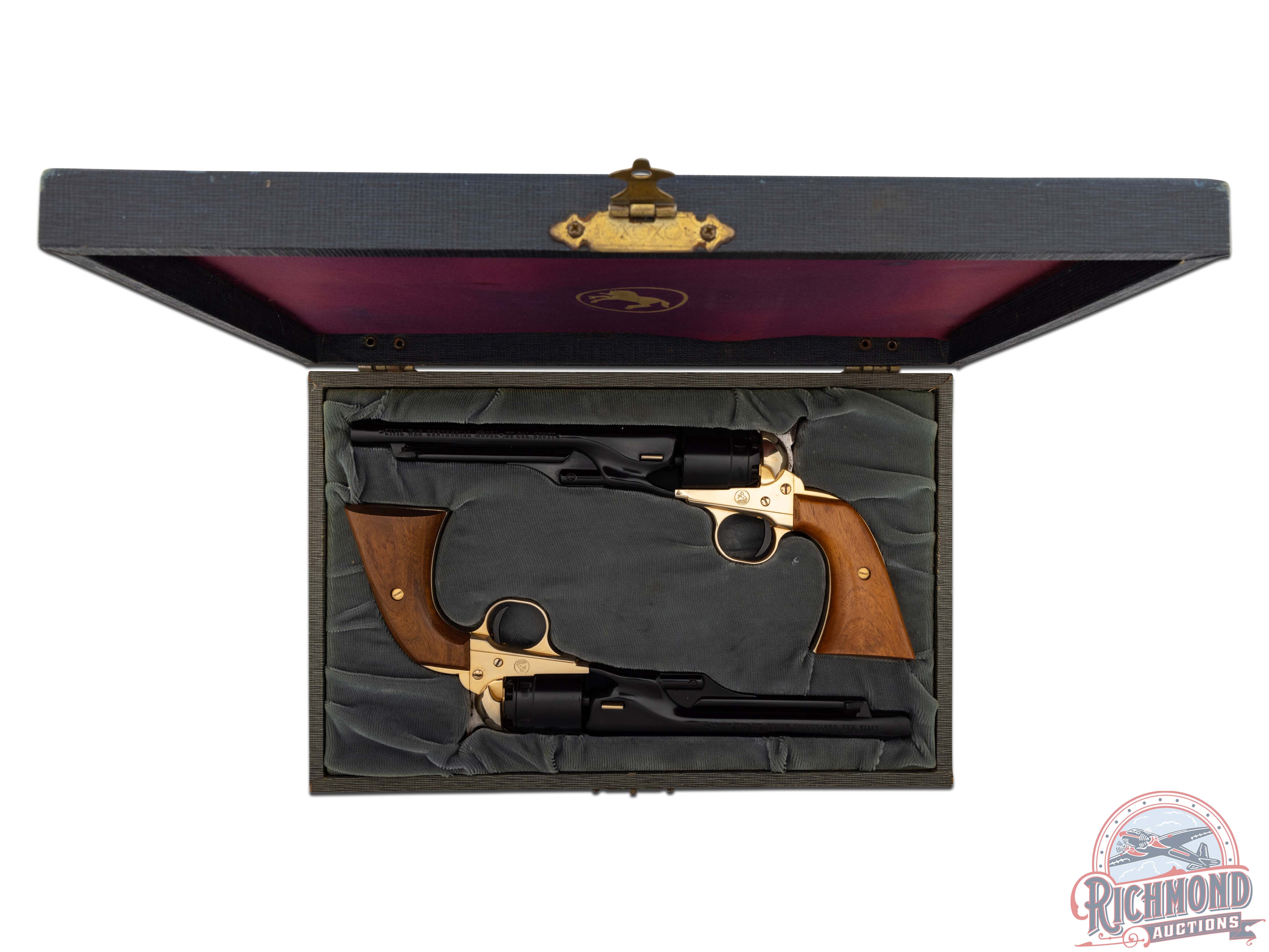ワンダーフォーゲル1860 1961 Colt Civil War Centennial 1860 Replica .22 Short Pistol Set