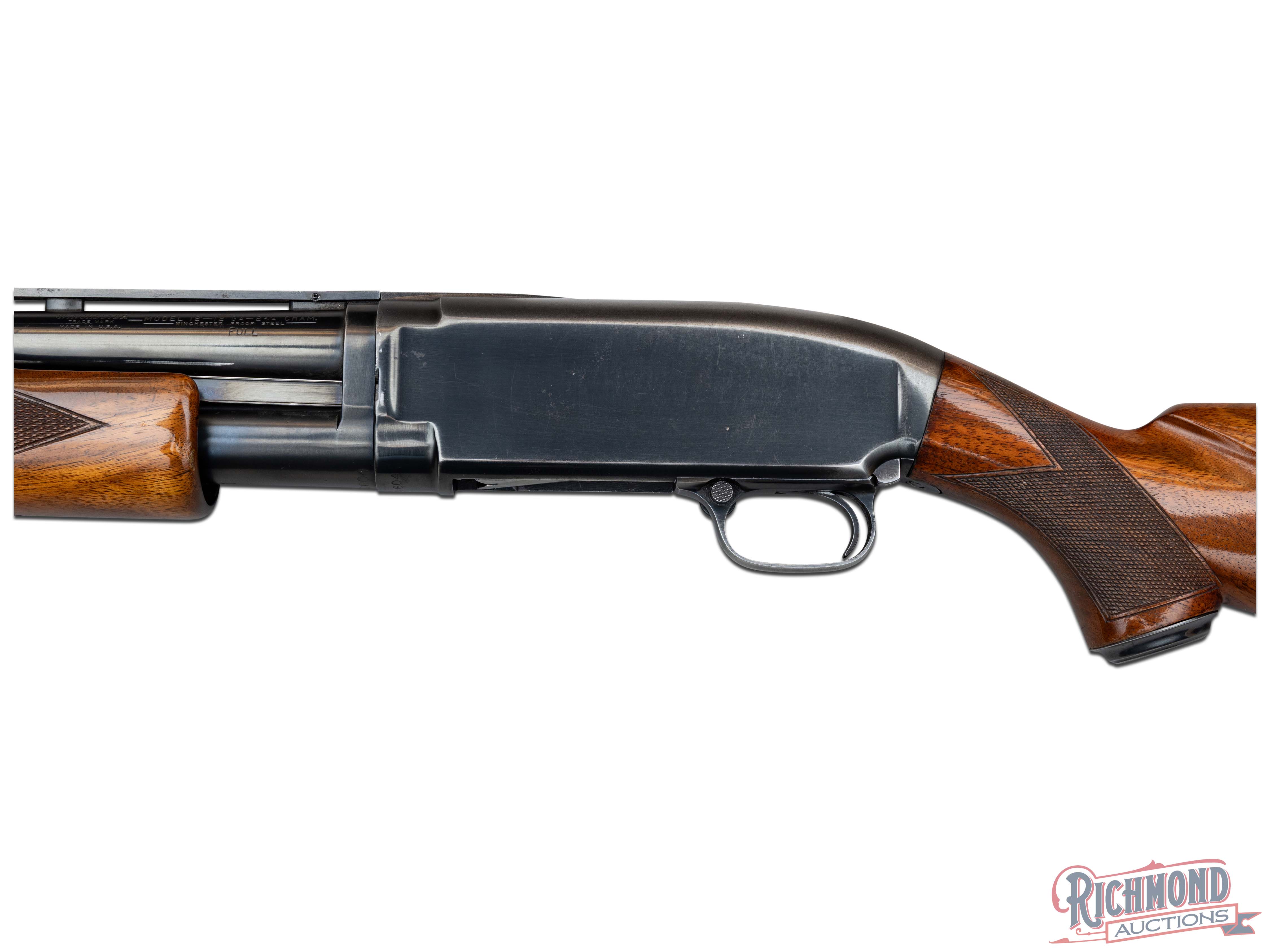 Pre-64 Winchester Model 12 Trap Style Pump Shotgun with Ventilated Rib ...