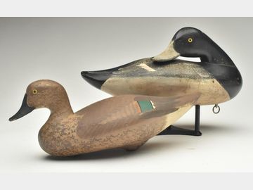Two decoys, Charlie Joiner and Madison Mitchell