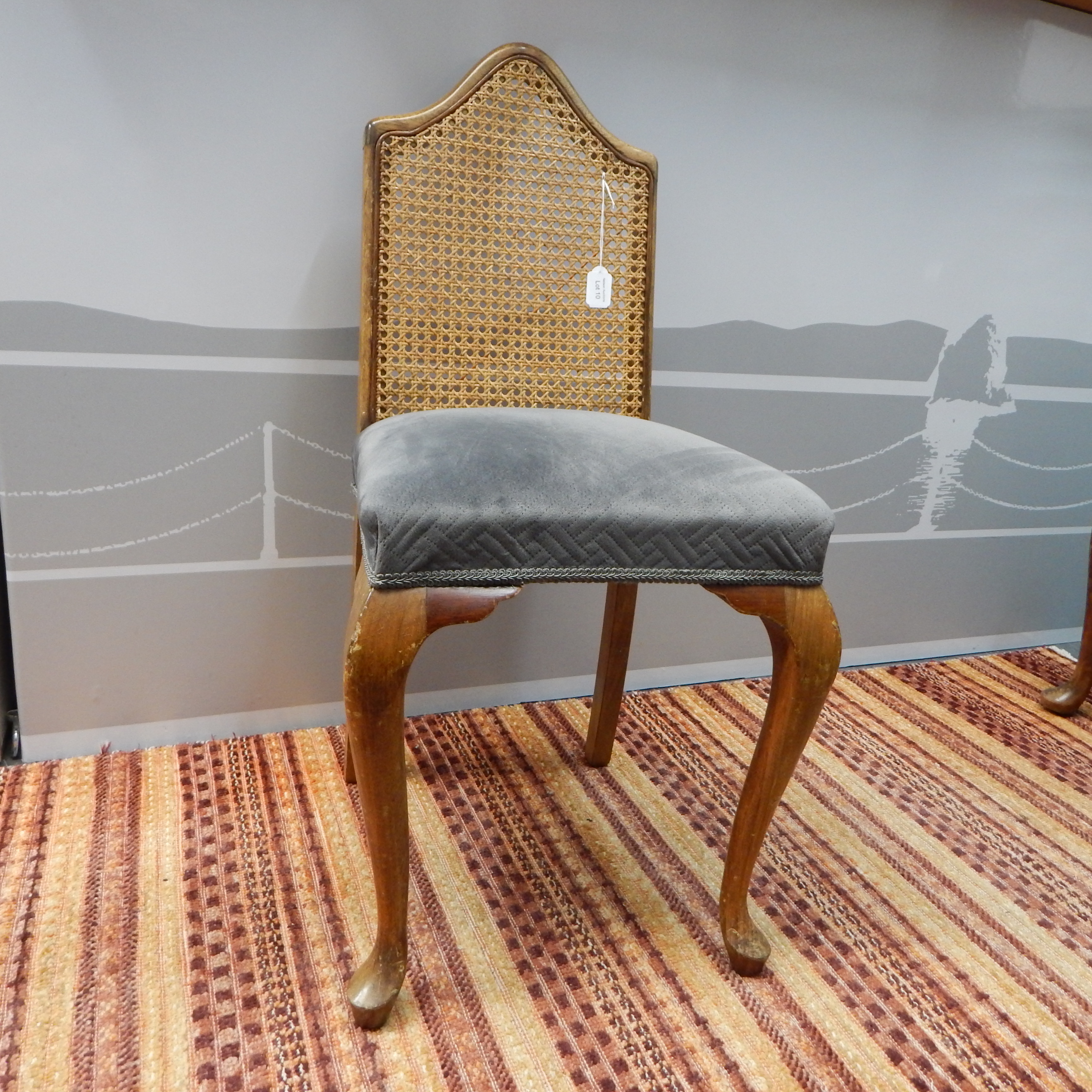 Vintage French style cane - back small chair — NZ auction result