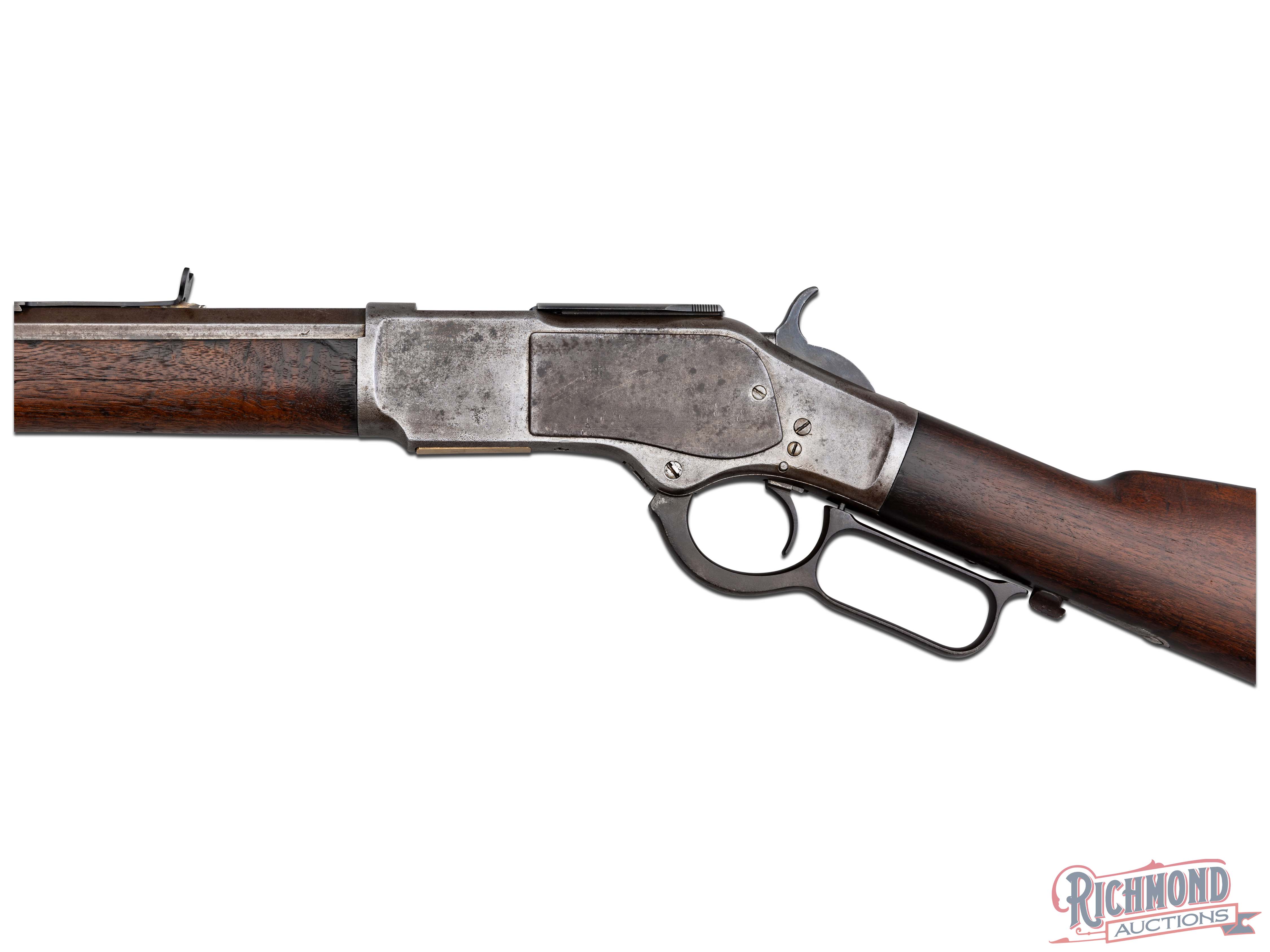 Model 1880 Rifle Antique 1880 Winchester 1873 Third Model .44 Cal Lever Action Short ...