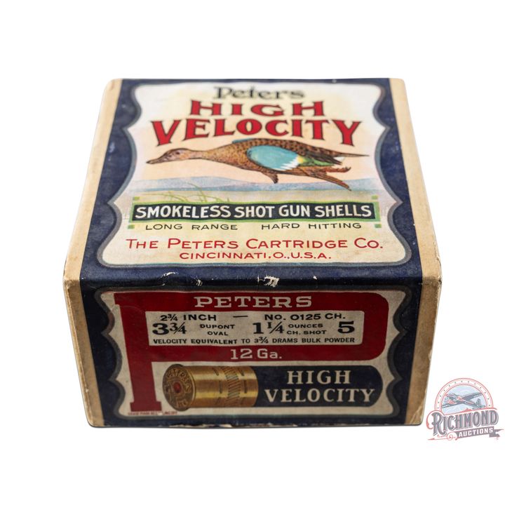 Partial Full Box Of Peters "High Velocity" Shotshells 12 GA