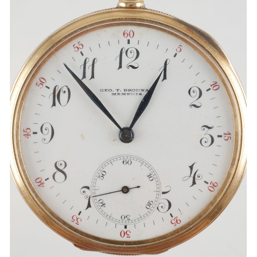 14k Gold Pocket Watch, Brodnax, Memphis