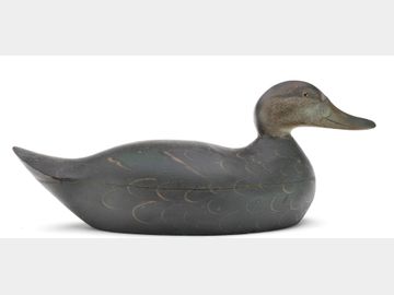 Black duck, Mason decoy factory, Detroit, Michigan.