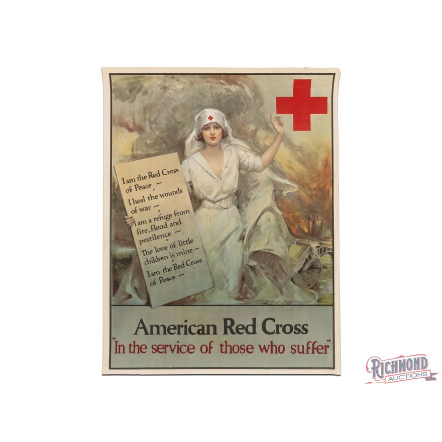 Early American Red Cross Poster | Richmond Auctions