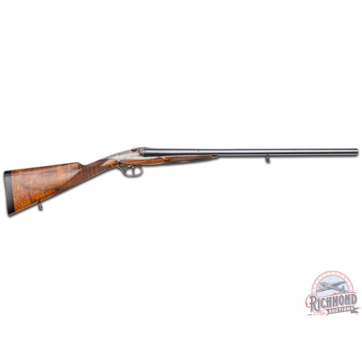 Factory Engraved Darne Sliding Breech 16 Gauge Double Barrel Shotgun