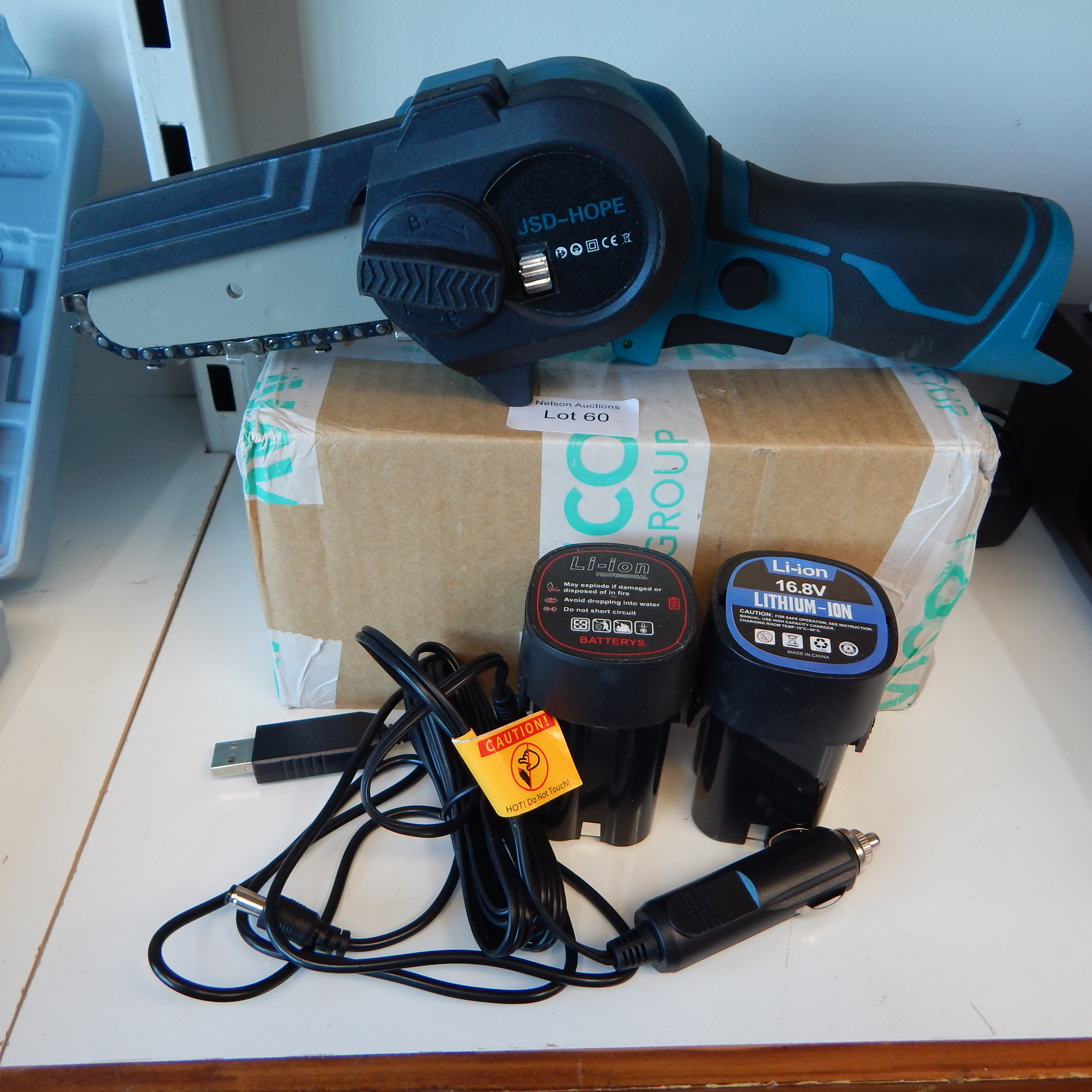 JSD-Hope Mini-chainsaw etc — sold at auction in New Zealand for $35