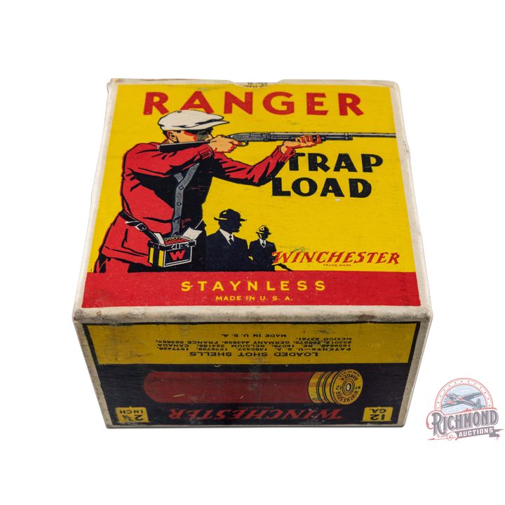 Factory Full Box of Winchester Loaded Ranger Trap Load Shells 12 GA