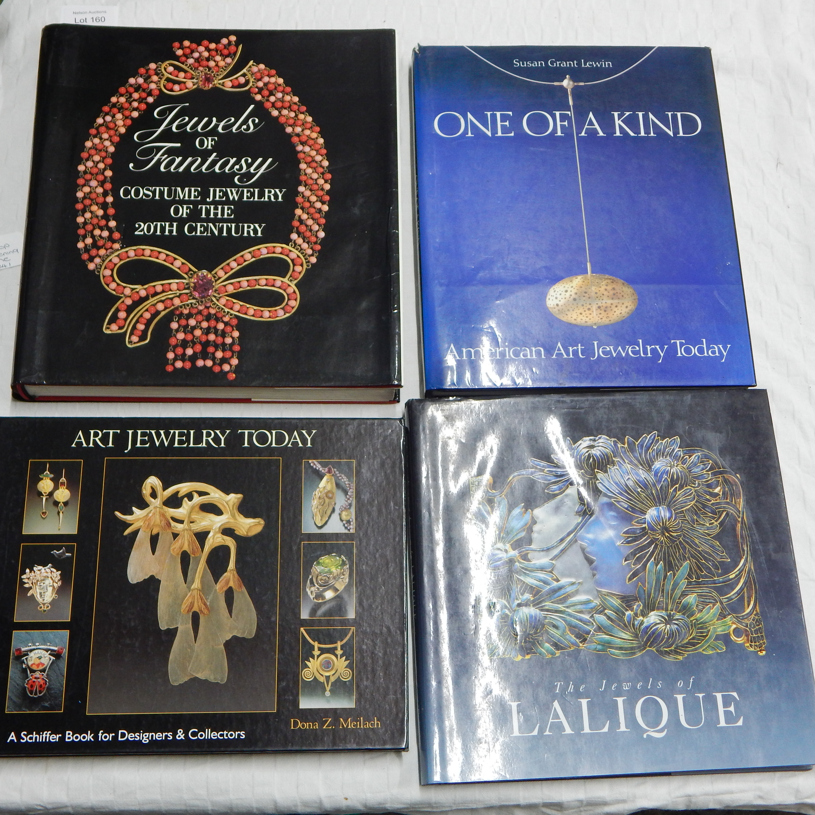 4 x Art Jewellery Books incl Lalique — NZ auction result