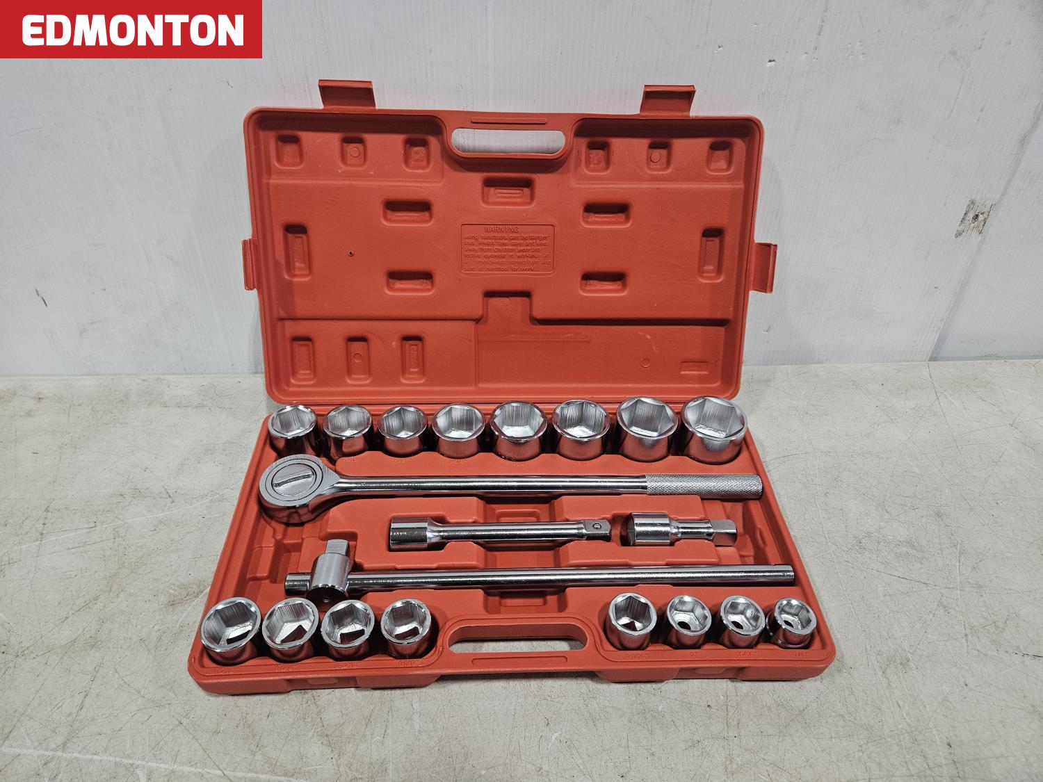 21 Piece 3/4 Inch Socket Set (Unused) [25HD10798-002] | Team Auctions