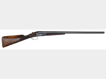 VERY RARE LIGHTWEIGHT PARKER AAHE 12 GAUGE GAME GUN WITH CASE.