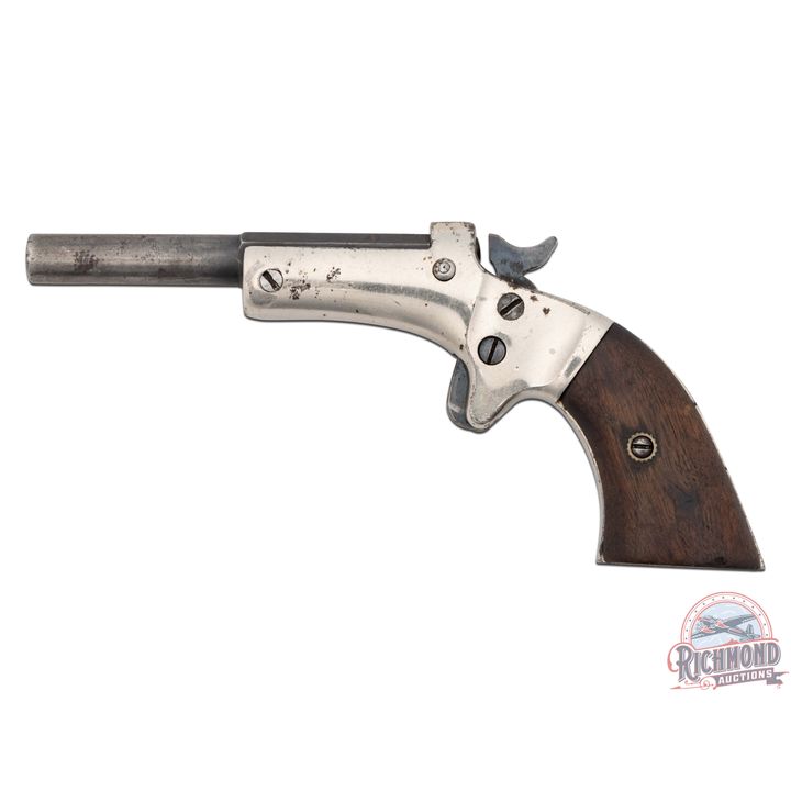 Antique Stevens Old Model Pocket .22 Rimfire Tip-Up Barrel Pistol